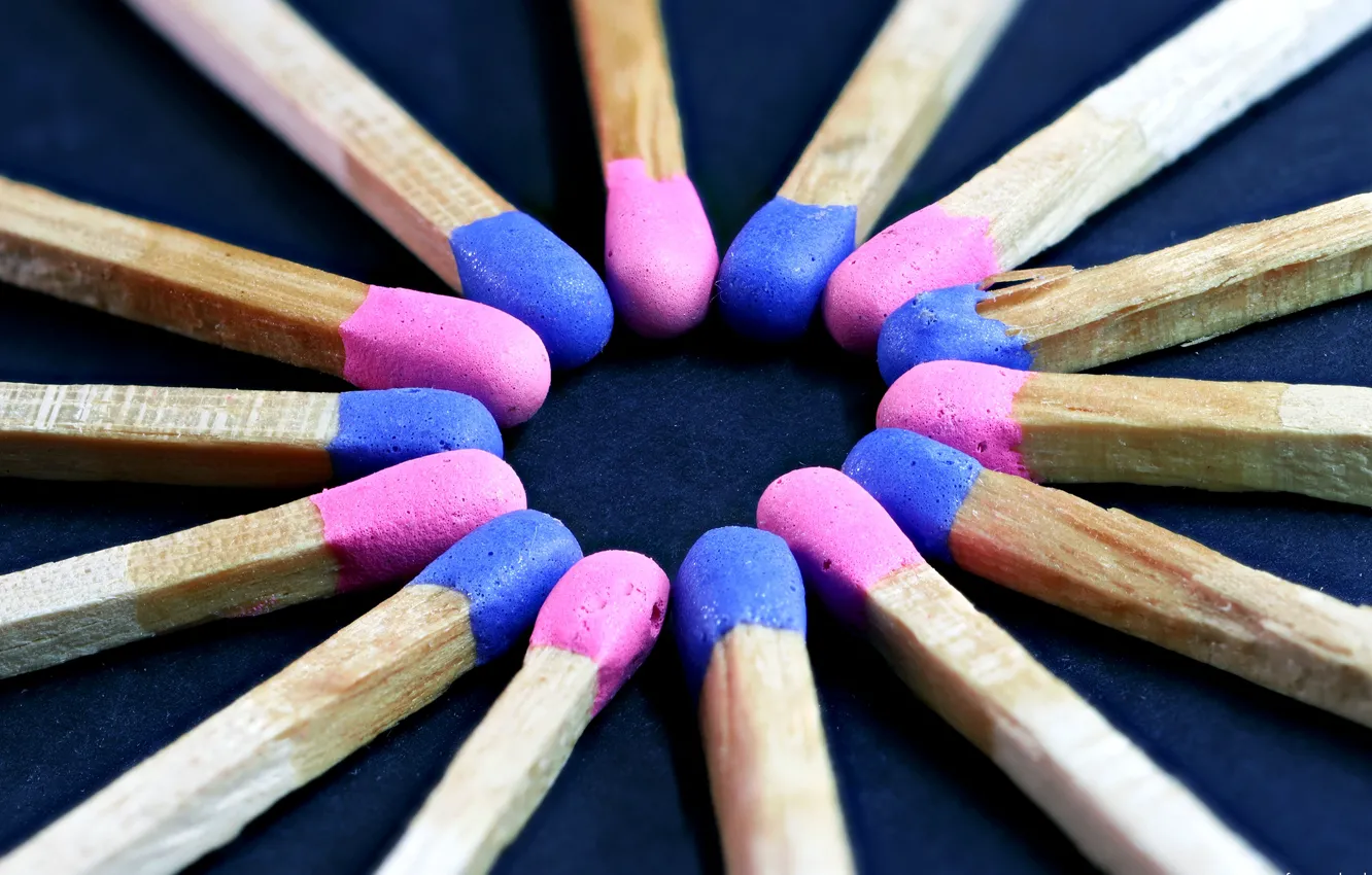 Photo wallpaper circles, background, matches