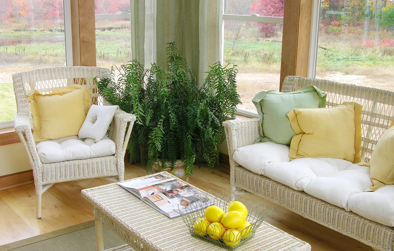 Photo wallpaper design, style, Villa, home, interior, Fazenda