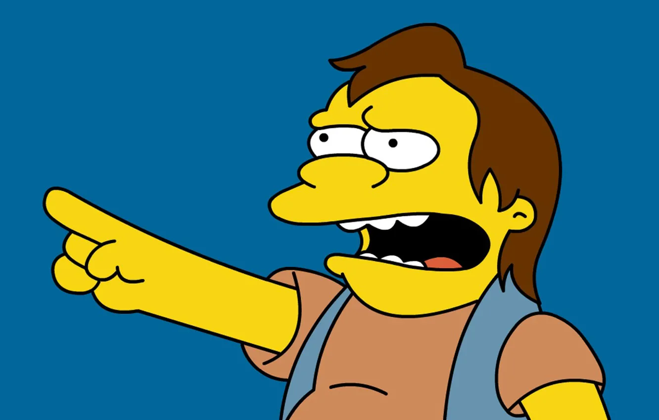 Photo wallpaper The simpsons, Nelson, Nelson, Simpsons