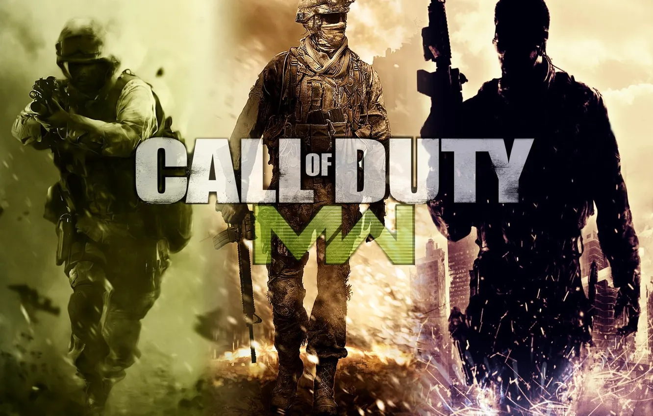 Photo wallpaper Call of Duty, game, modern warfare