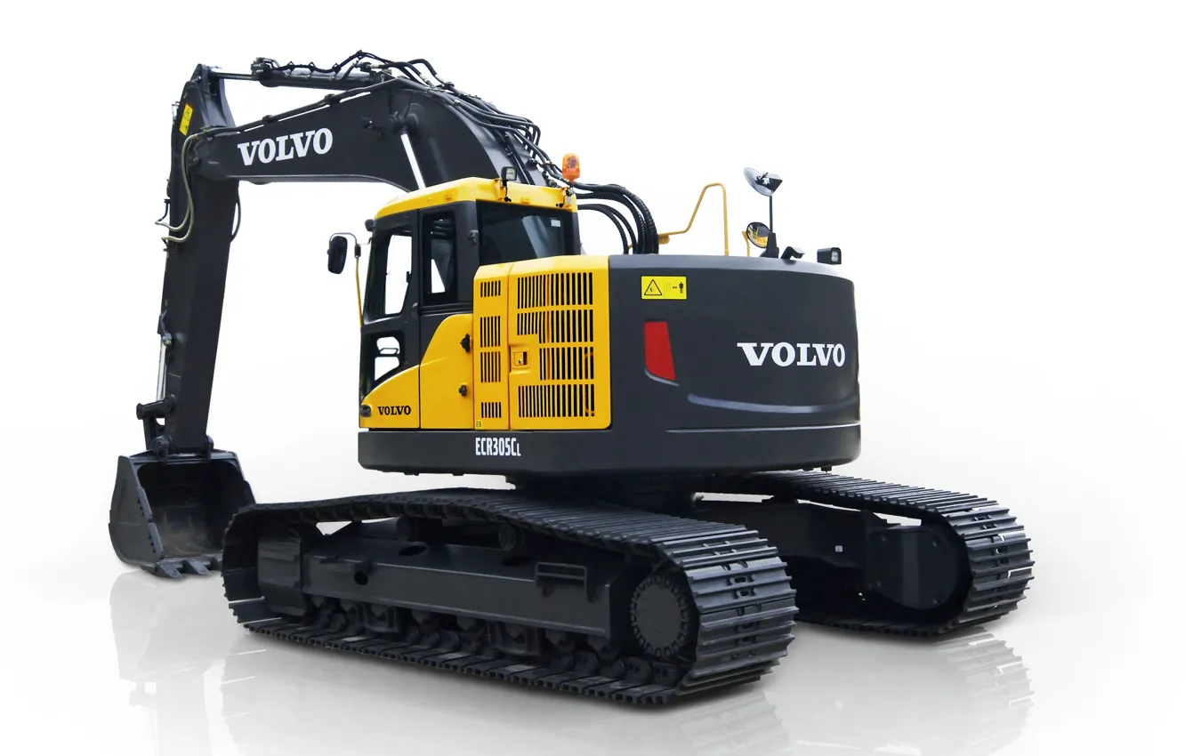 Photo wallpaper Volvo, excavator, ECR305C