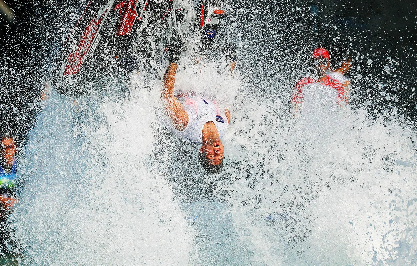 Photo wallpaper race, boat, speed