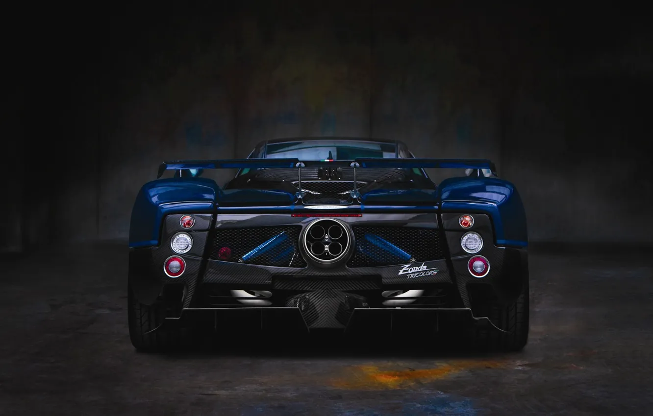 Photo wallpaper Car, Tricolor, Pagani Zonda, hypercar