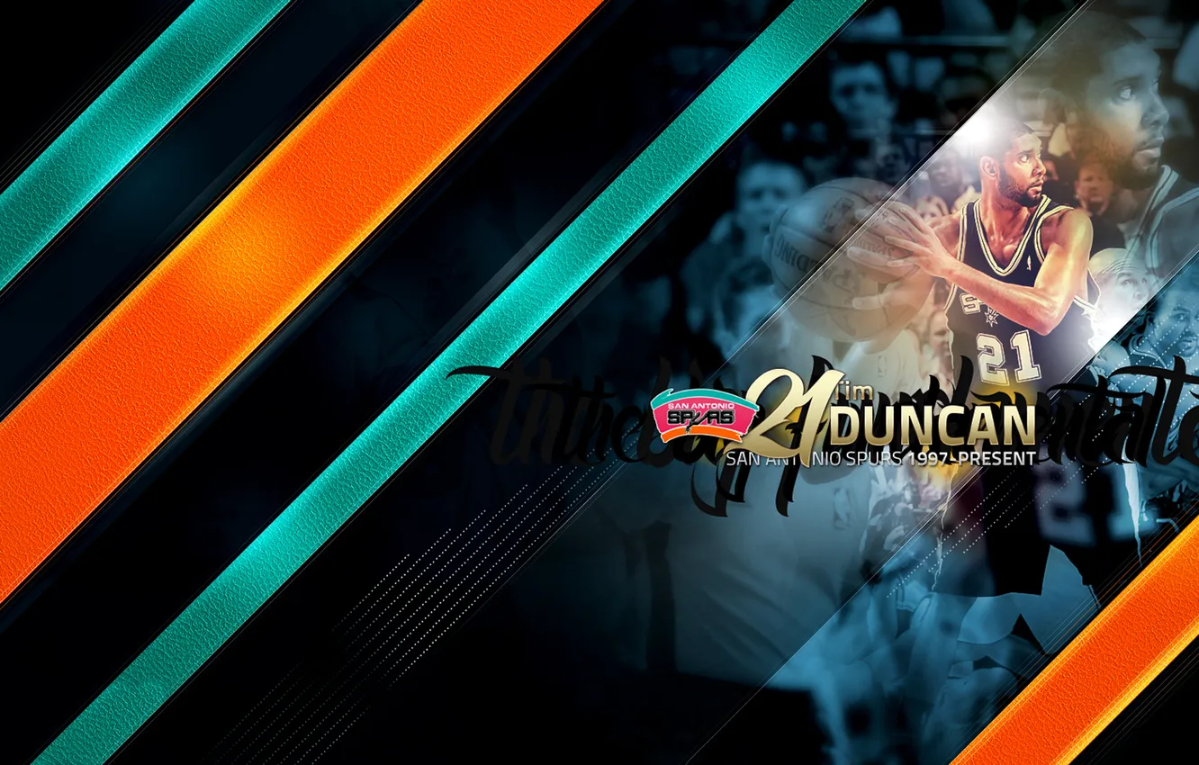 Photo wallpaper sport, Basketball, NBA, San Antonio, San Antonio, Spurs, Tim Duncan, Tim Duncan
