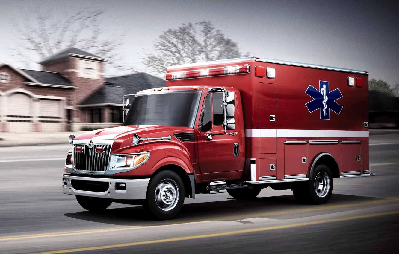 Photo wallpaper International, Ambulance, terrastar