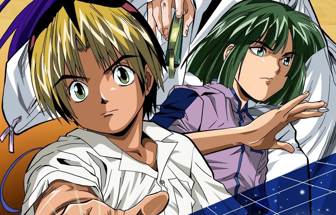 Photo wallpaper boy, Player, Hikaru no Go, Hikaru and Guo