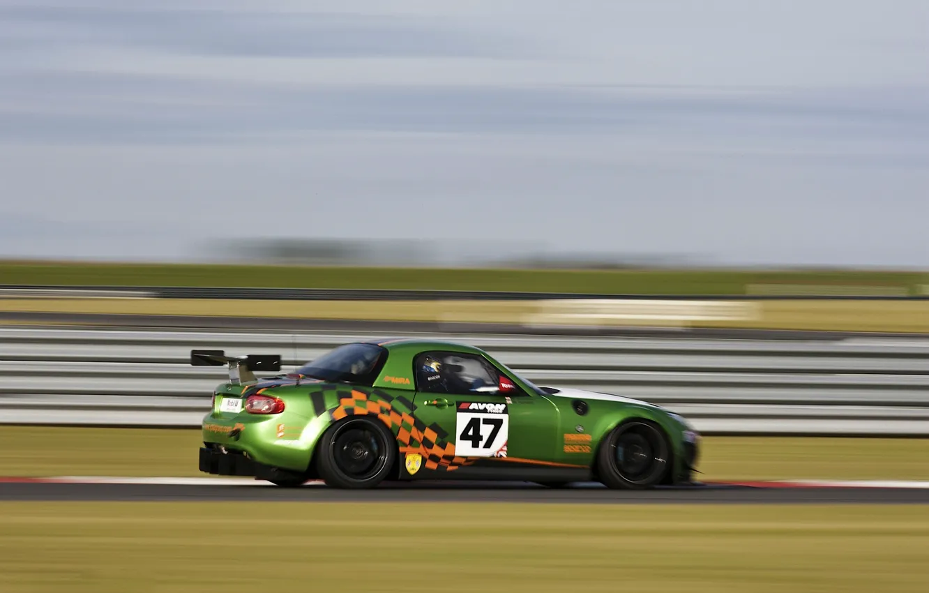 Photo wallpaper race, tuning, Mazda, track, Miata, Mazda, GT4, MX-5