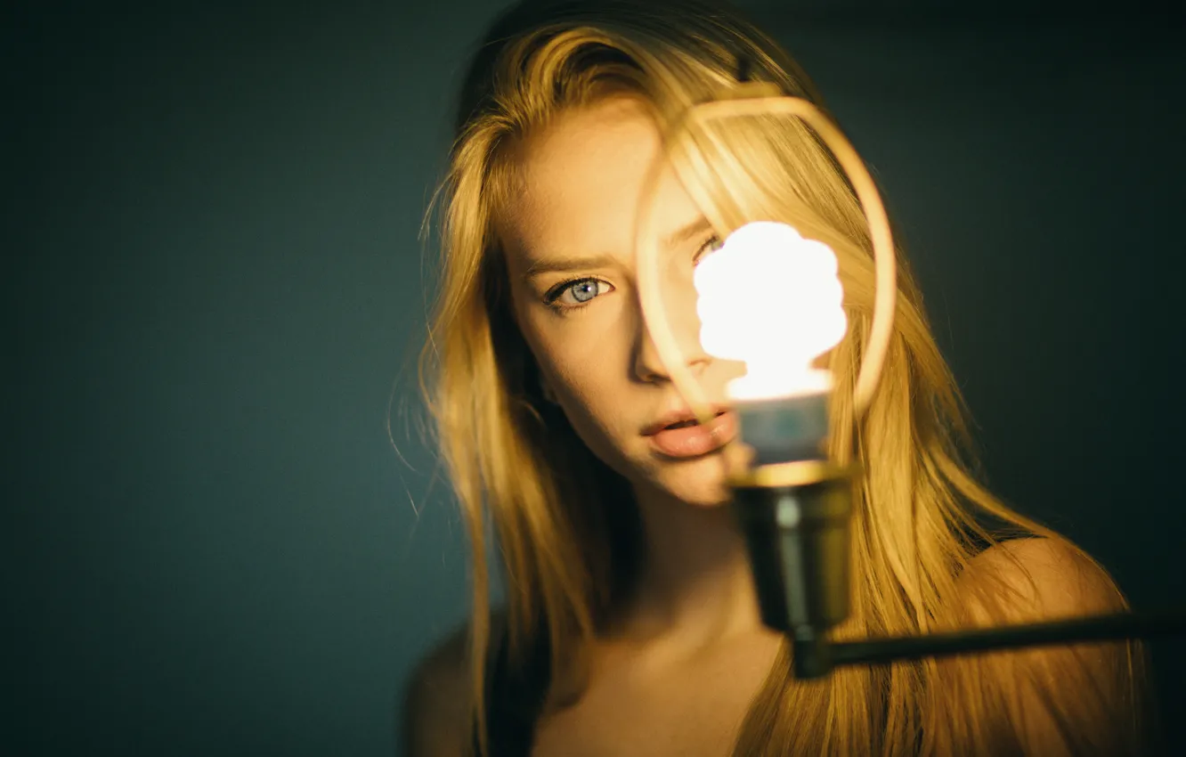 Photo wallpaper lamp, lighting, sponge, Mila, Jesse Duke