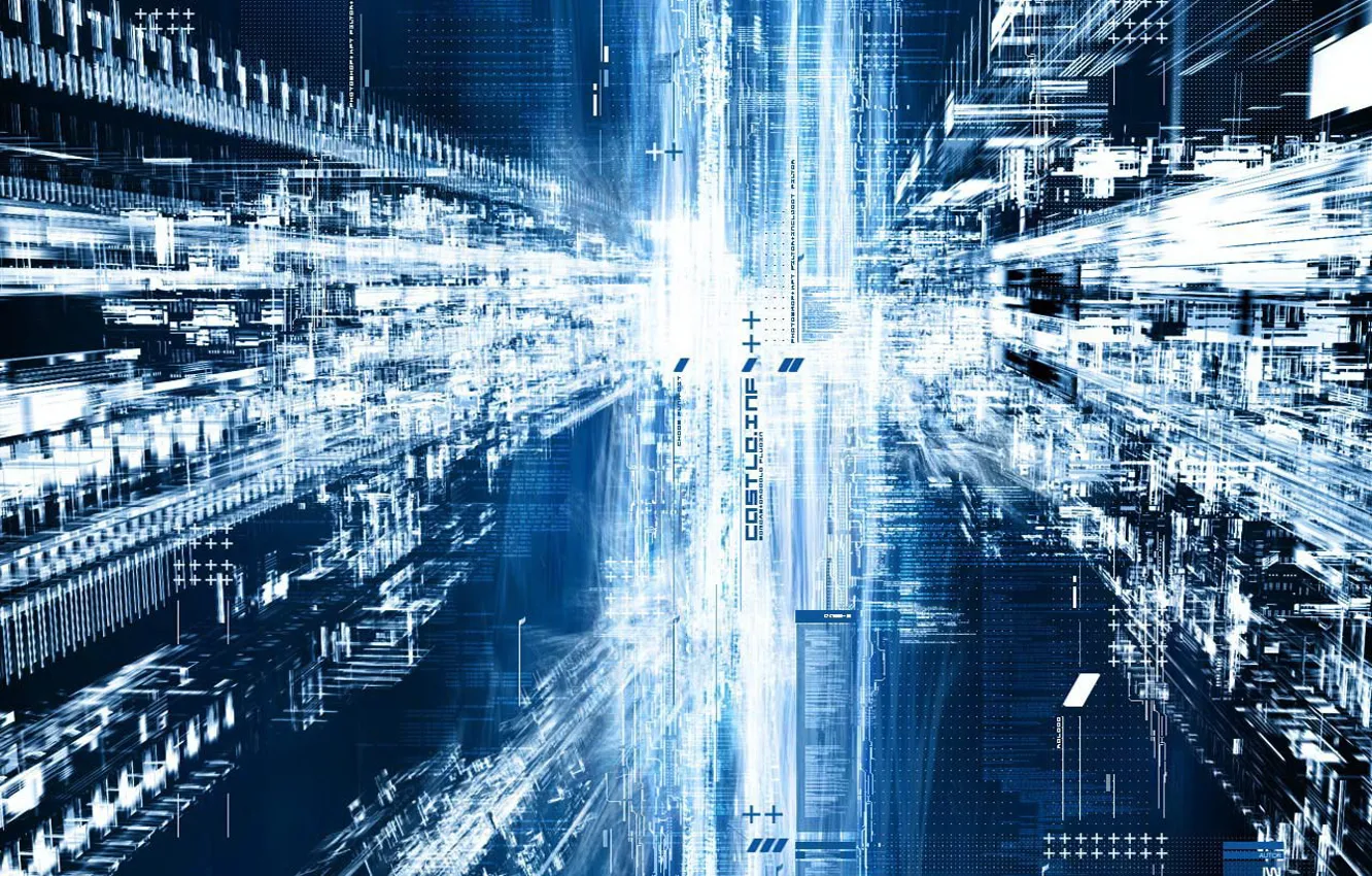 Photo wallpaper techno, stream, database