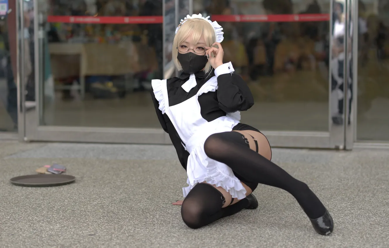 Photo wallpaper pose, Asian, cosplay