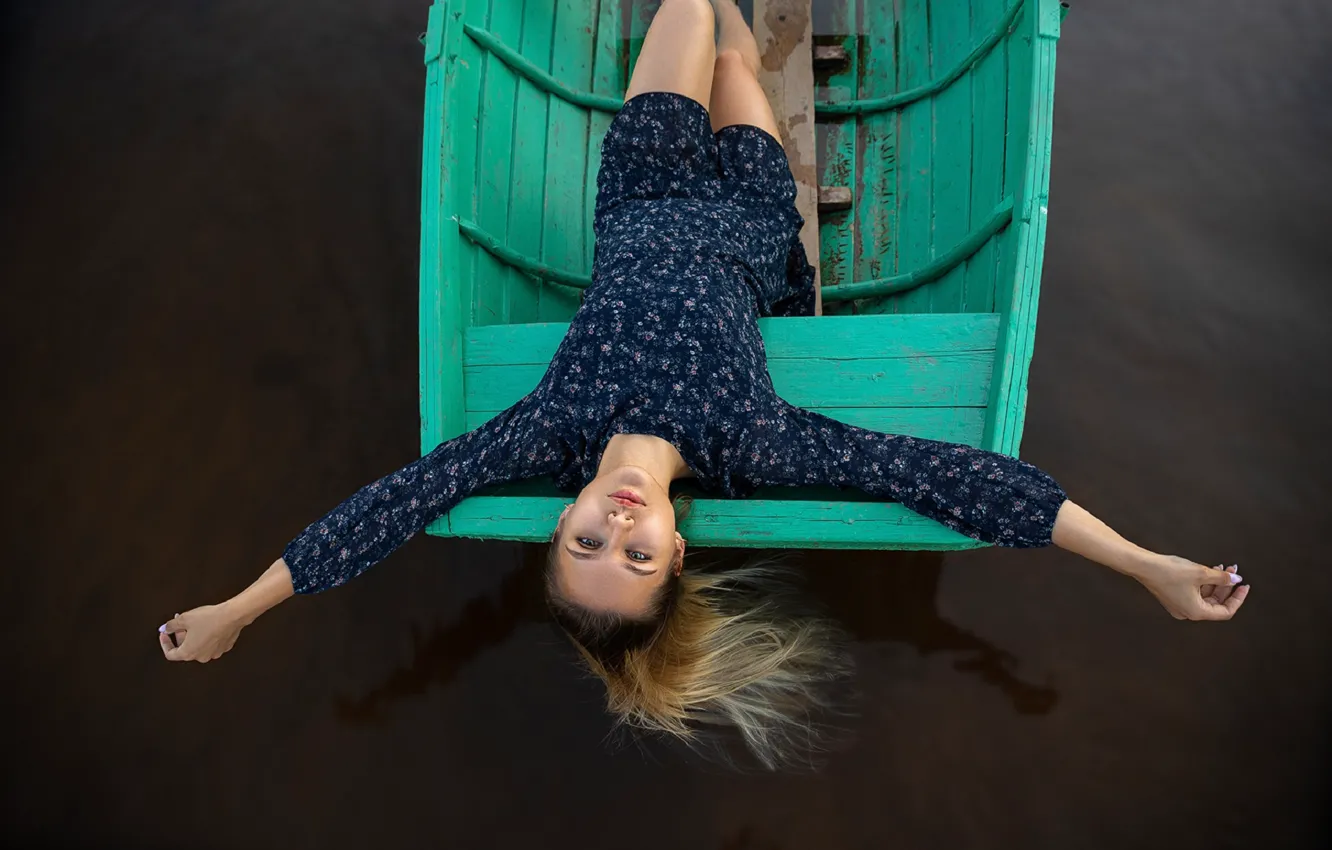 Photo wallpaper LOOK, WATER, HAIR, Girl Julia, photographer Smolsky Evgeny, LODVA