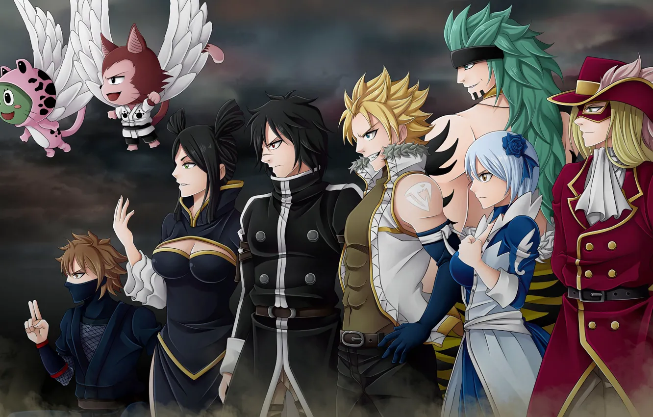 Photo wallpaper anime, art, characters, fairy tail, Fairy tail, by celestialrayna