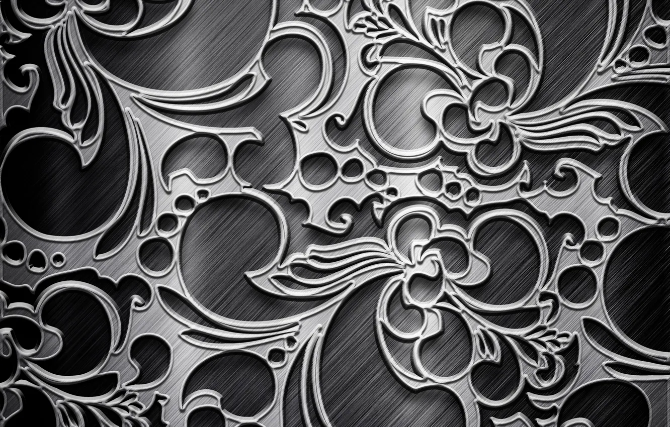 Photo wallpaper abstraction, grey, pattern