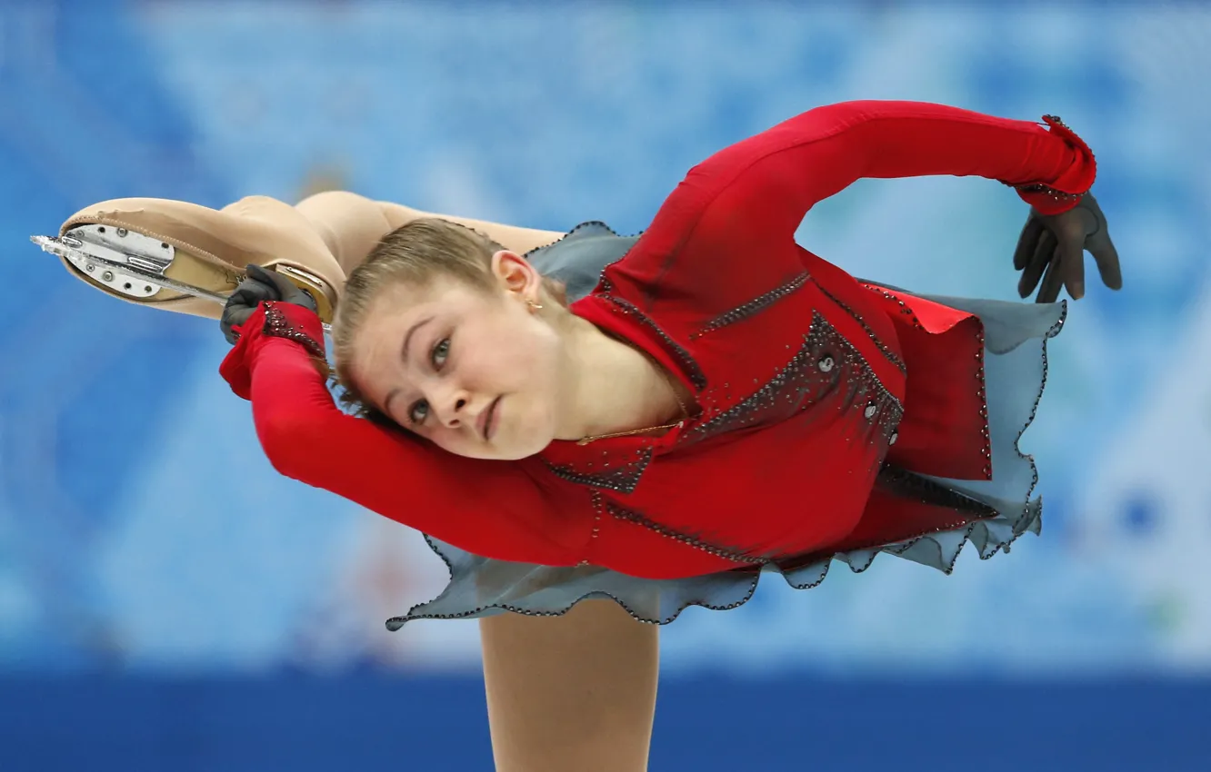 Photo wallpaper rotation, figure skating, Russia, RUSSIA, Sochi 2014, The XXII Winter Olympic Games, Sochi 2014, Yulia …