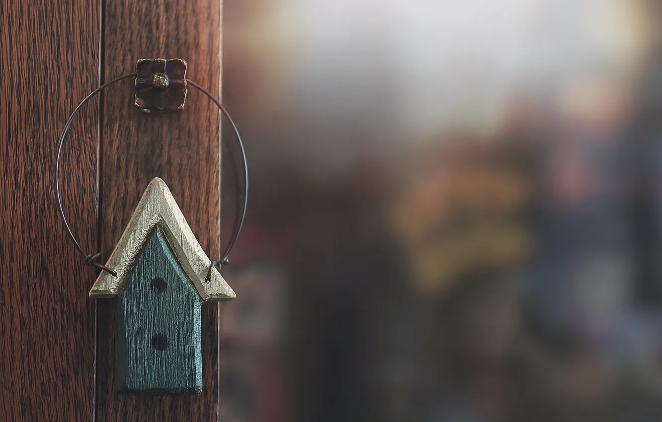 Photo wallpaper background, the door, house