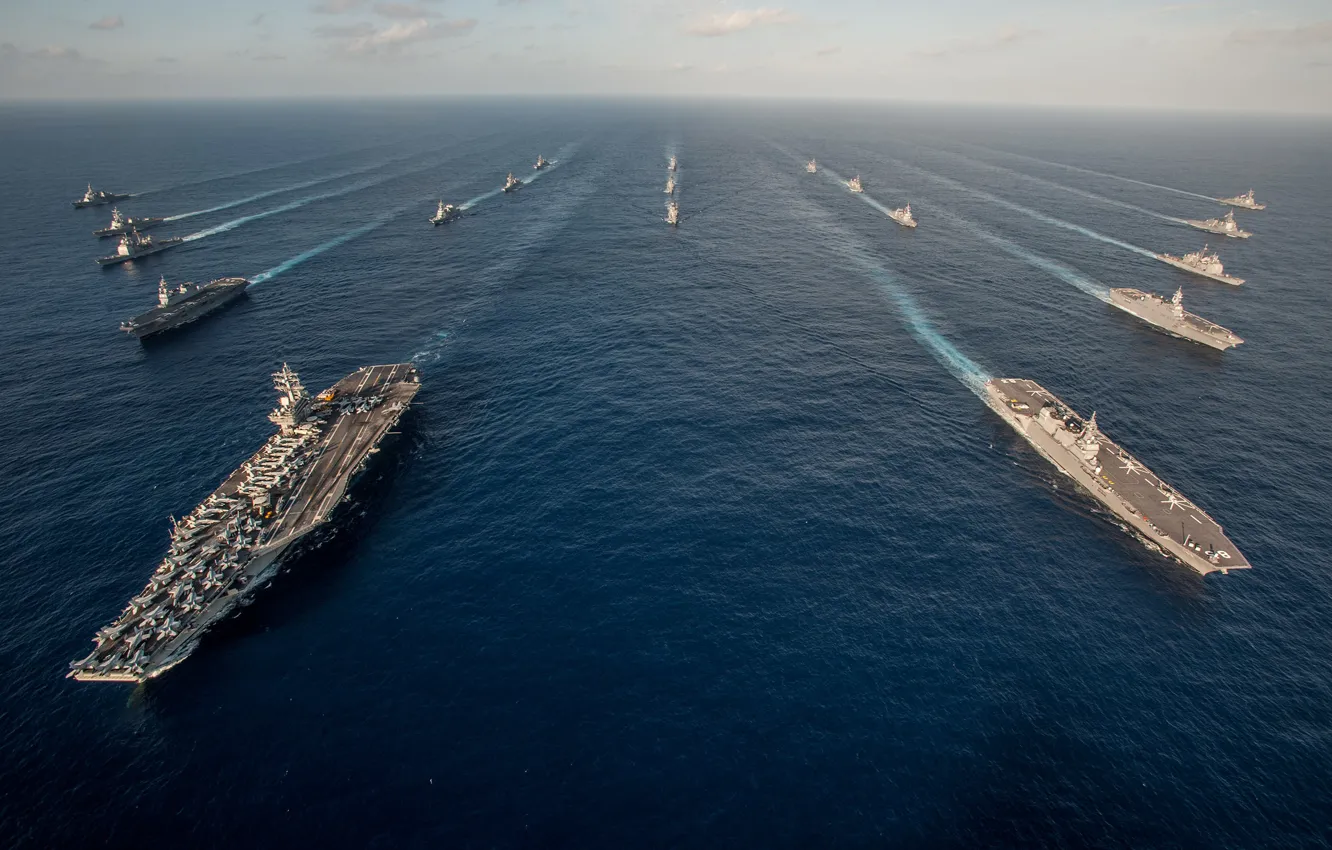 Photo wallpaper weapons, ship, army