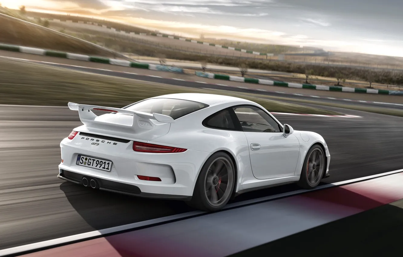 Photo wallpaper speed, track, 911, Porsche, car, GT3