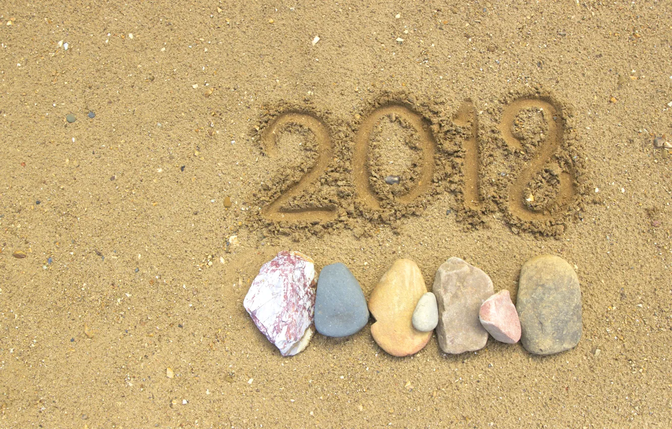 Photo wallpaper sand, beach, stones, background, new year, beach, stone, texture
