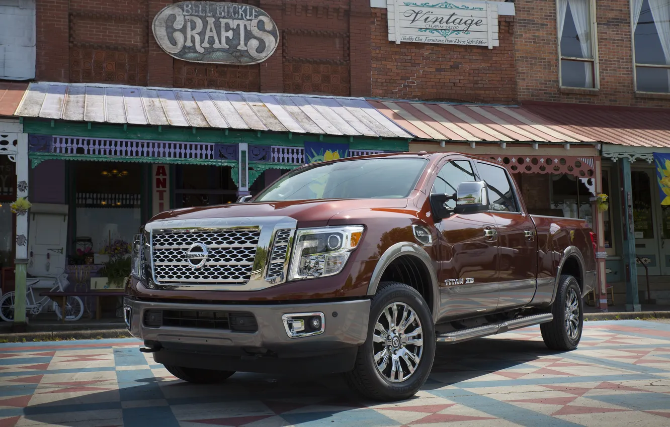 Photo wallpaper Nissan, pickup, Nissan, Titan, Titan