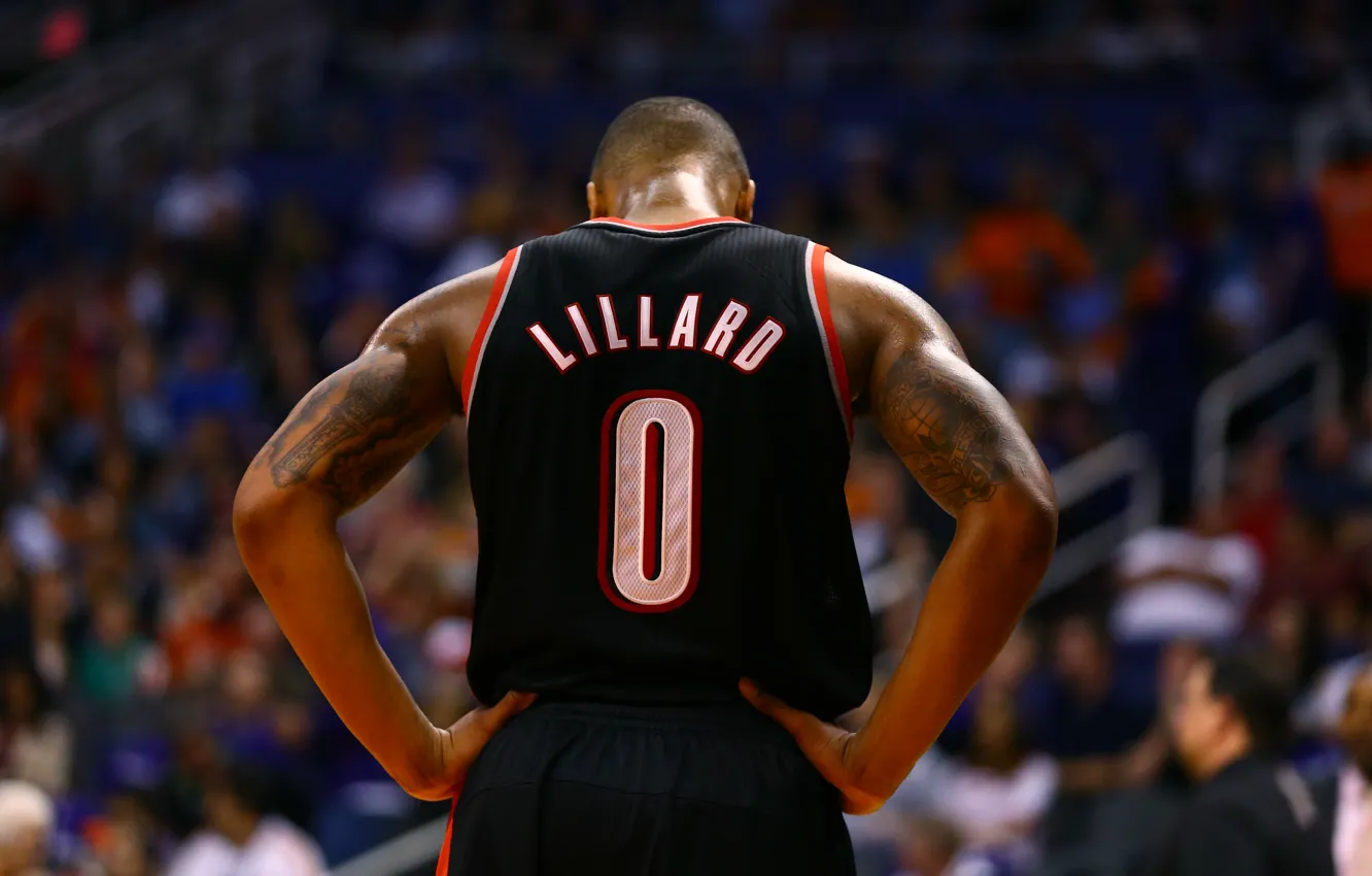Photo wallpaper form, Portland Trail Blazers, Damian Lillard, Damian Lillard