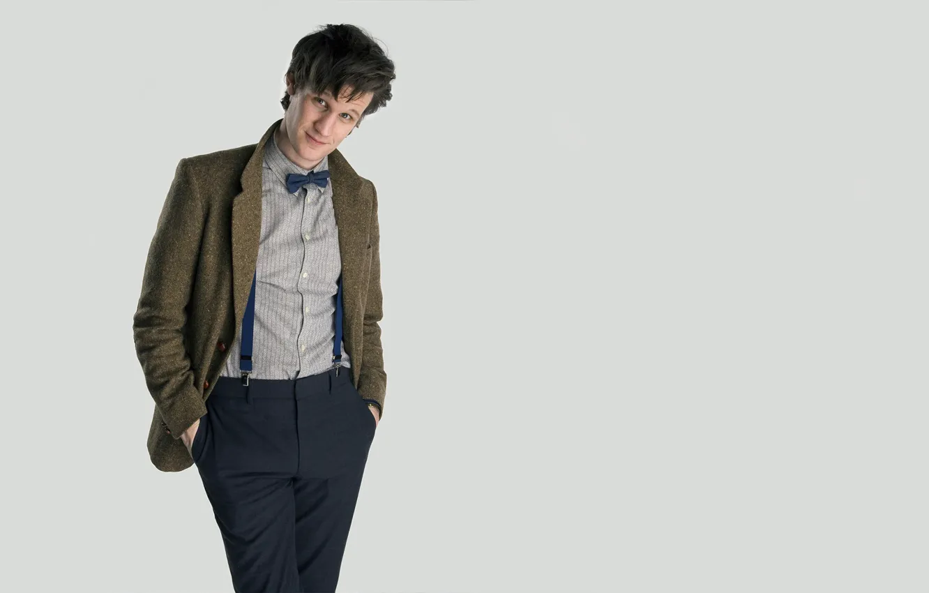 Photo wallpaper look, smile, background, actor, male, shirt, Doctor Who, Doctor Who
