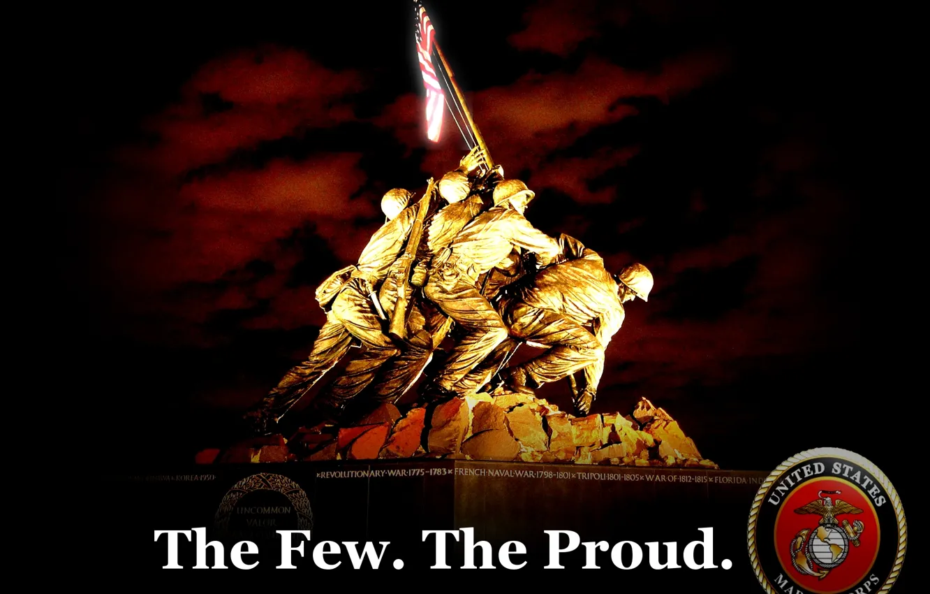 Photo wallpaper marines, the few, the proud