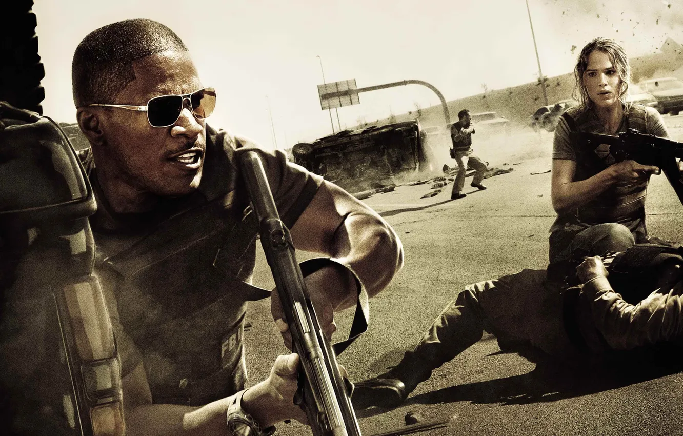 Photo wallpaper the film, shooting, action, Kingdom, The Kingdom