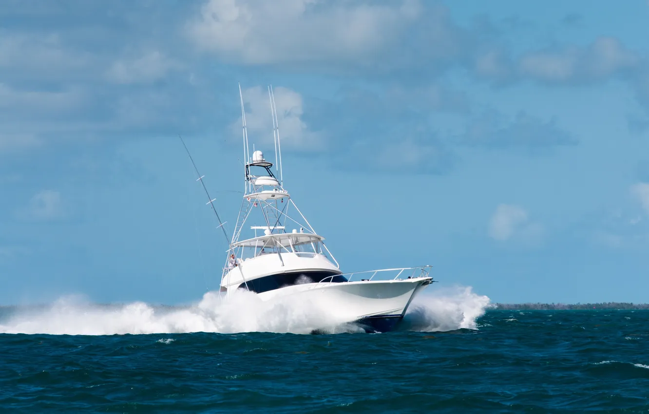 Photo wallpaper ship, luxury, boat, Florida, keys, fishing, outdoor, motor