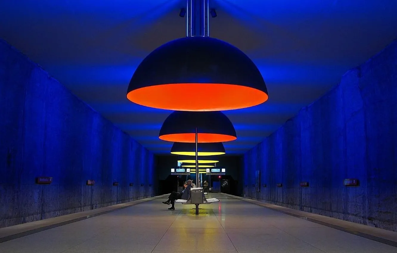 Photo wallpaper metro, Germany, Munich