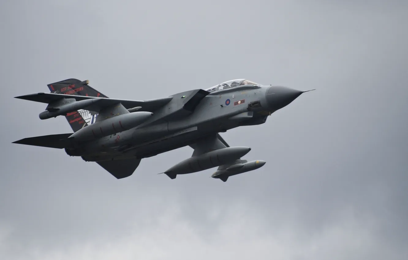 Photo wallpaper tornado, fighter-bomber, Panavia Tornado