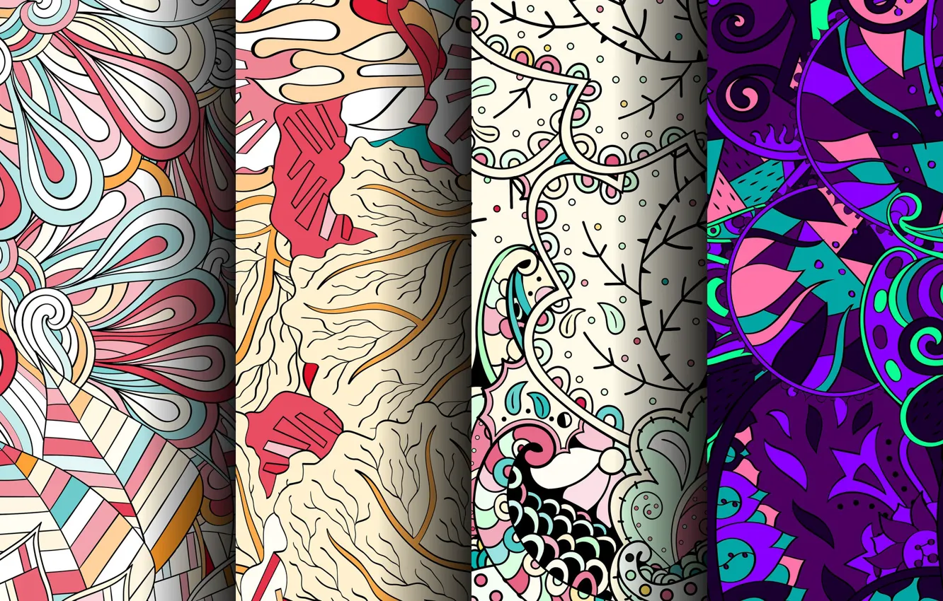 Photo wallpaper background, texture, colorful, patterns, seamless