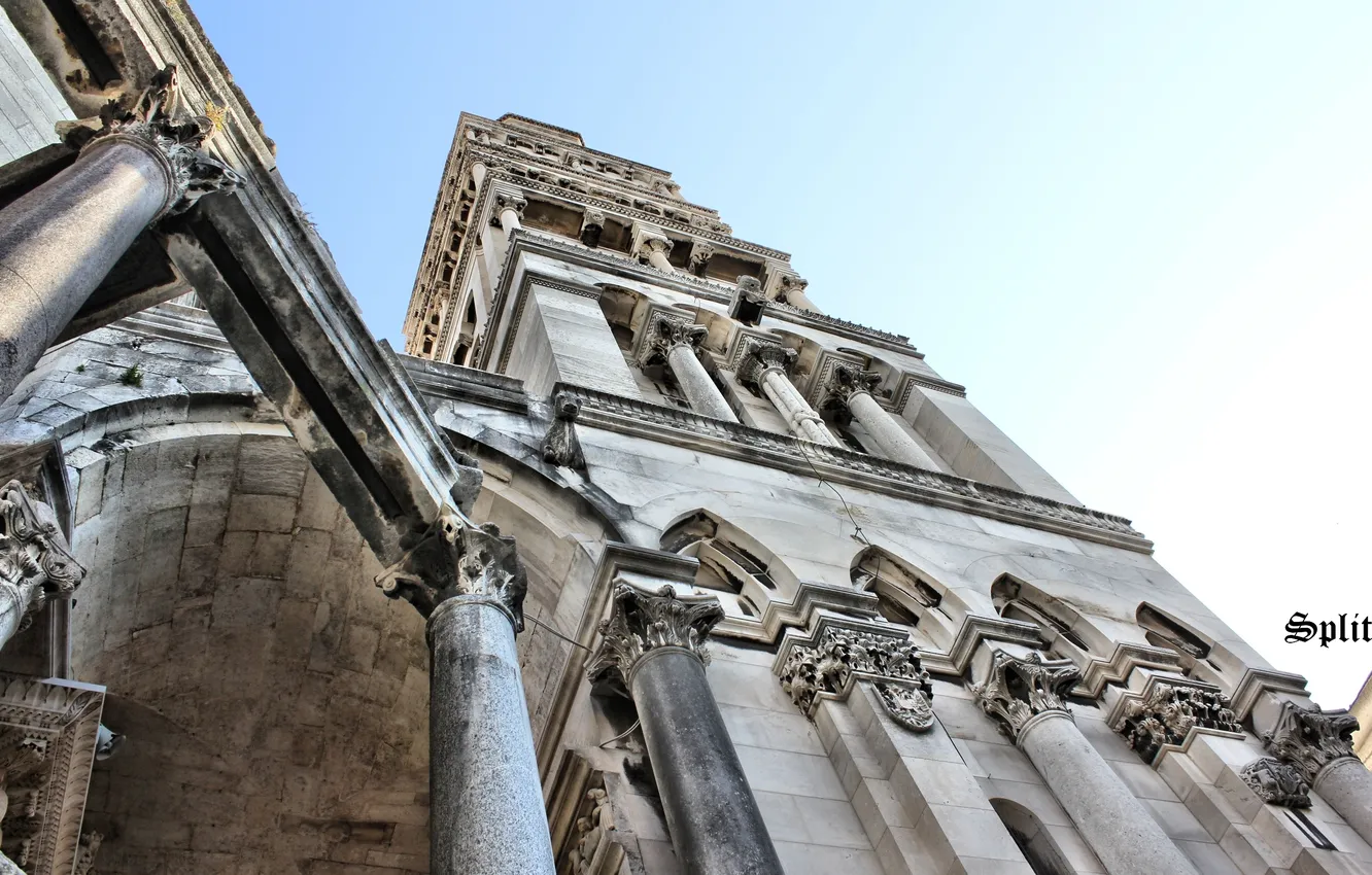 Photo wallpaper architecture, Palace, Croatia, split