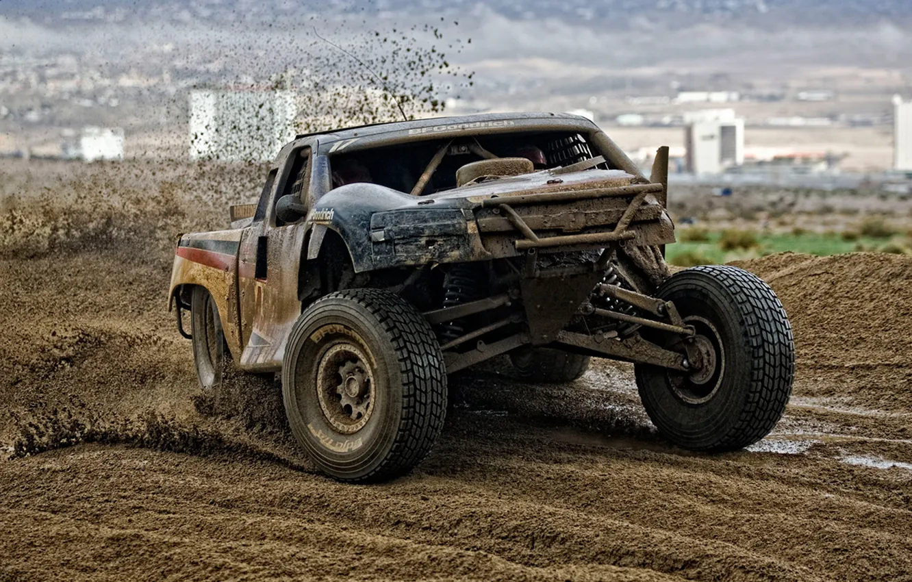 Photo wallpaper race, jeep, Buggy