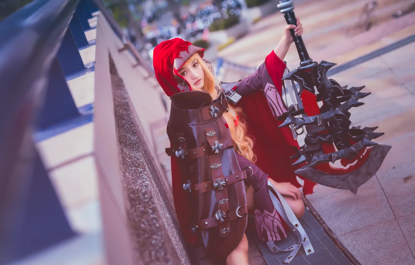 Photo wallpaper girl, costume, cosplay