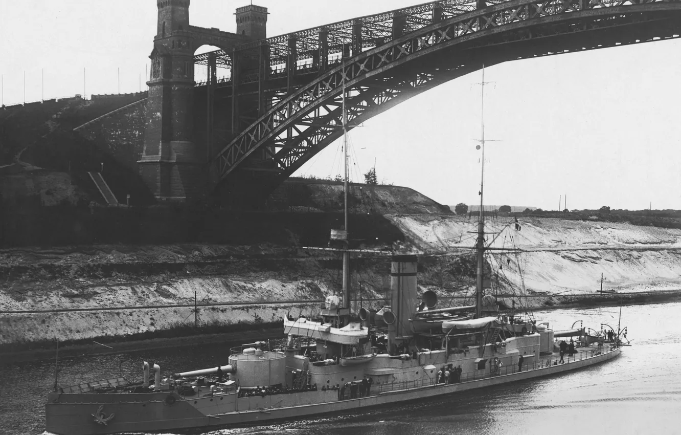 Photo wallpaper Denmark, 1911, Herluf Trolls, Coastal defense battleship