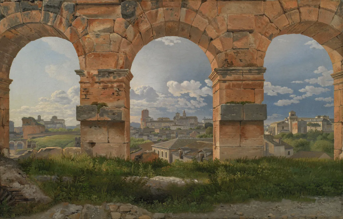 Photo wallpaper Danish painter, Statens Museum for Kunst, Danish painter, 1815, oil on canvas, Statens Museum for …