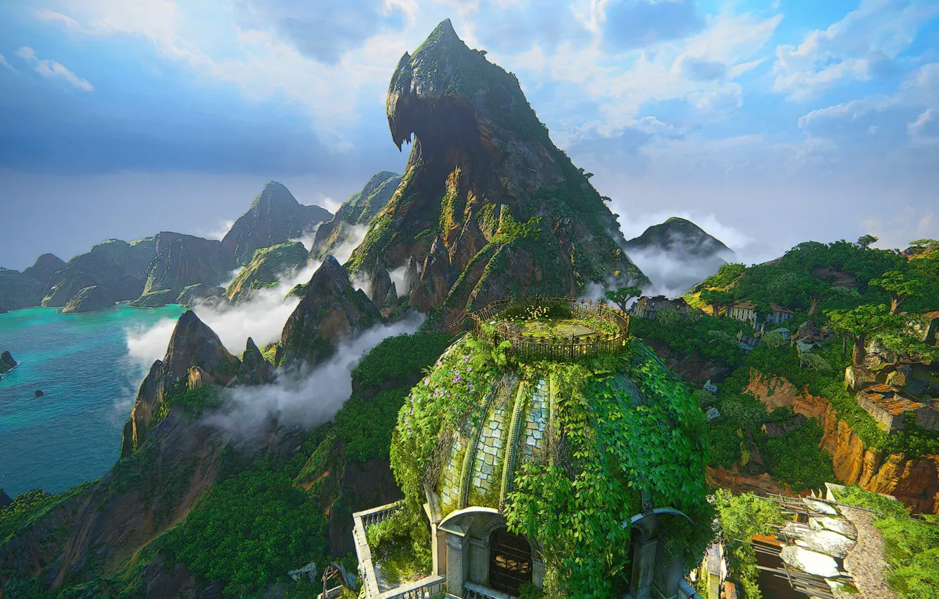 Photo wallpaper Uncharted, Uncharted 4, Uncharted 4 A Thief’s End