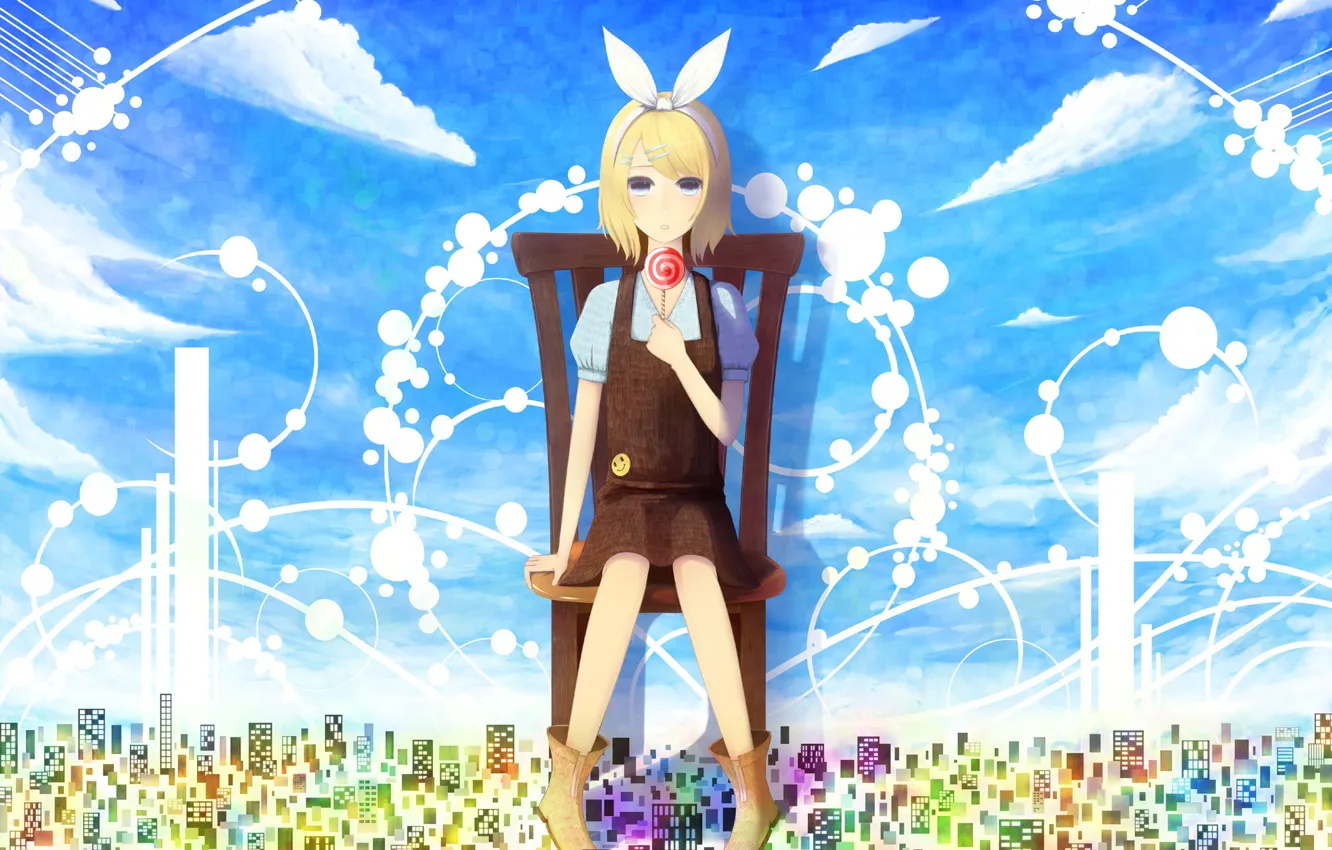 Photo wallpaper girl, vocaloid, Vocaloid