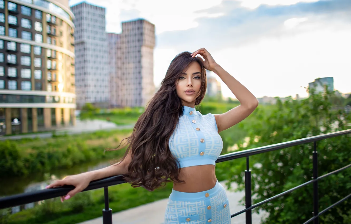 Photo wallpaper look, tummy, figure, long hair, waist, Ruslan Duke, Anastasia Taylakova, Richard Duke