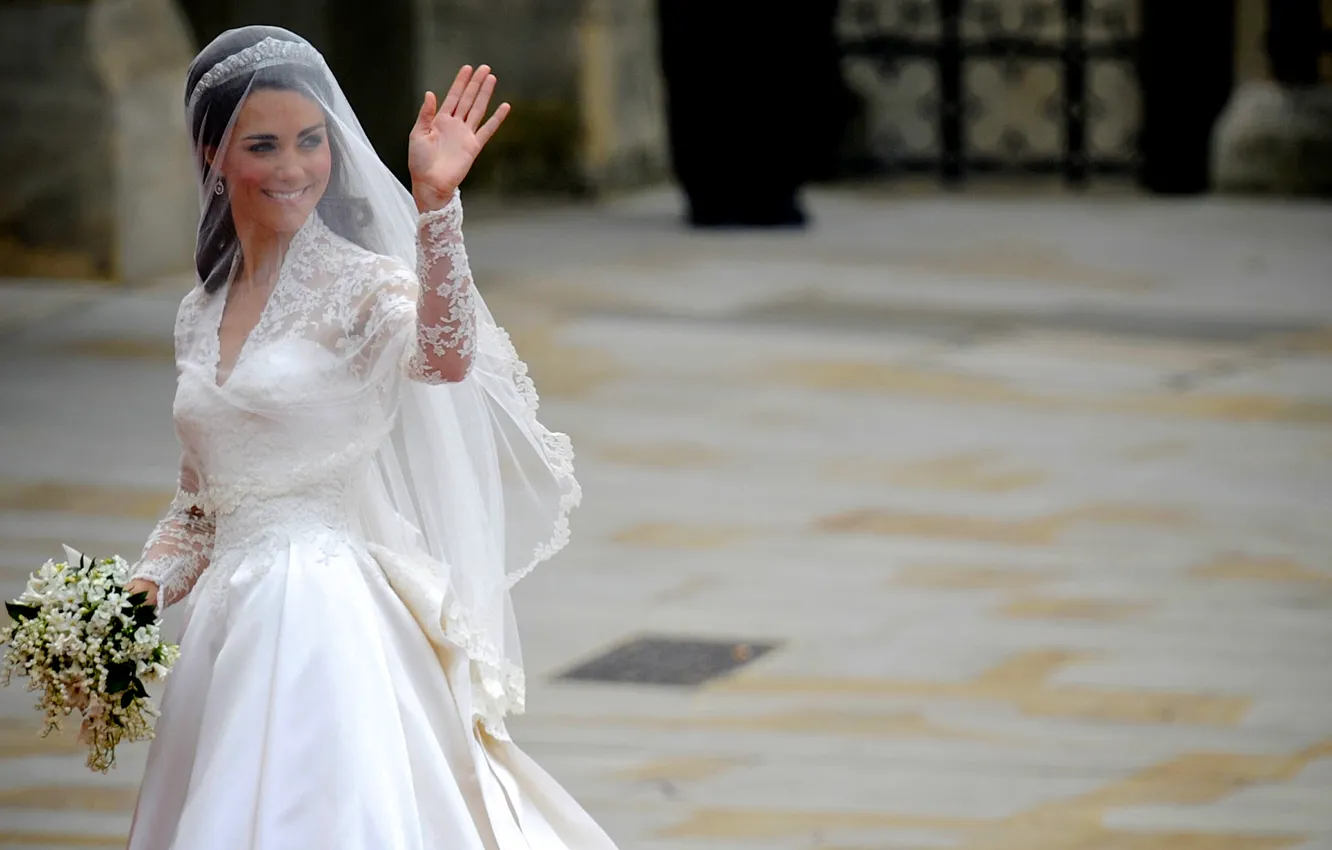 Photo wallpaper dress, wedding, wedding, Kate, Catherine Middleton