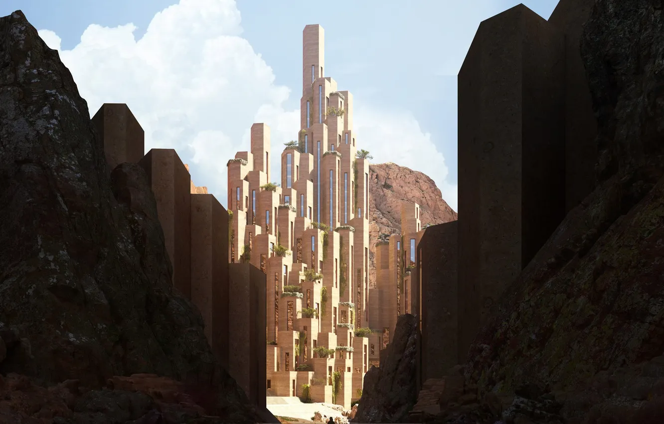 Photo wallpaper hotel, Saudi Arabia, neom, siranna