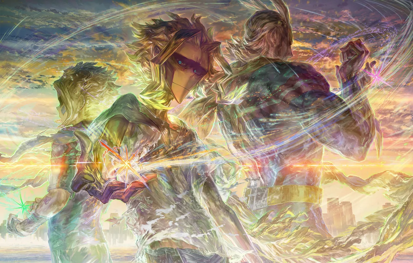 Photo wallpaper anime, art, Almighty, Boku no Hero Academy, My hero Academy