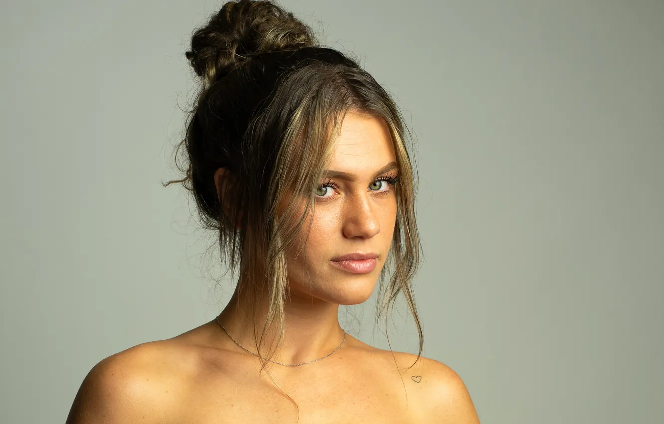 Photo wallpaper look, hairstyle, Gaelle Gillard