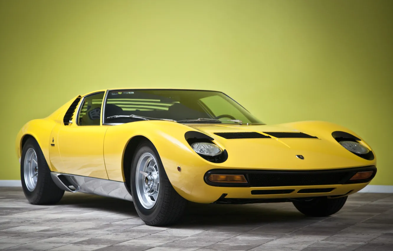 Photo wallpaper Lamborghini, 1971, Miura, P400