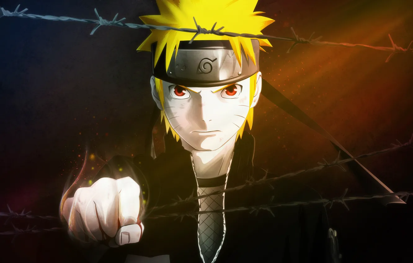 Photo wallpaper anime, art, guy, Naruto, Naruto, Naruto Uzumaki