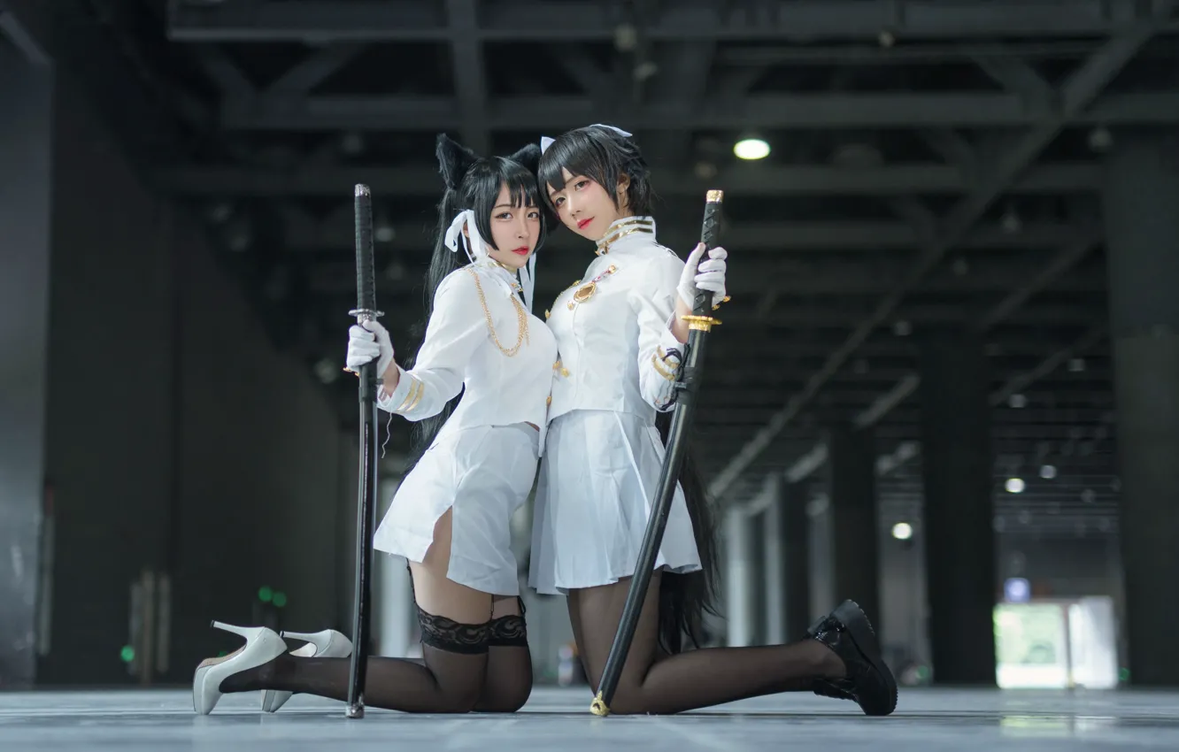 Photo wallpaper girl, Asian, girls, cosplay, cosplay, asian, Azur Lane, Mastiffo