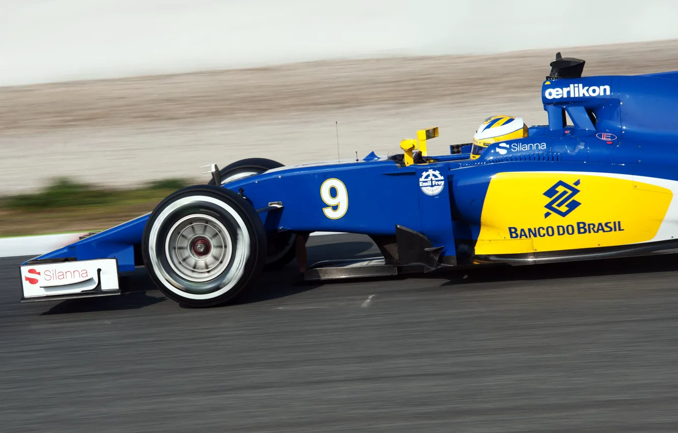 Photo wallpaper Formula 1, Clean, Blur, C34, Marcus Ericsson