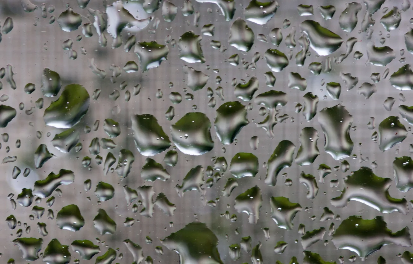 Photo wallpaper glass, water, drops, wet