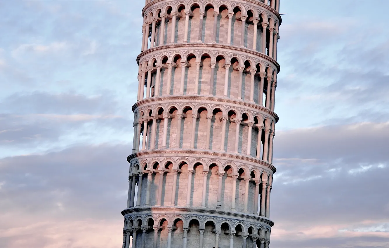 Photo wallpaper tower, tilt, Italy, Pisa, The leaning tower of Pisa