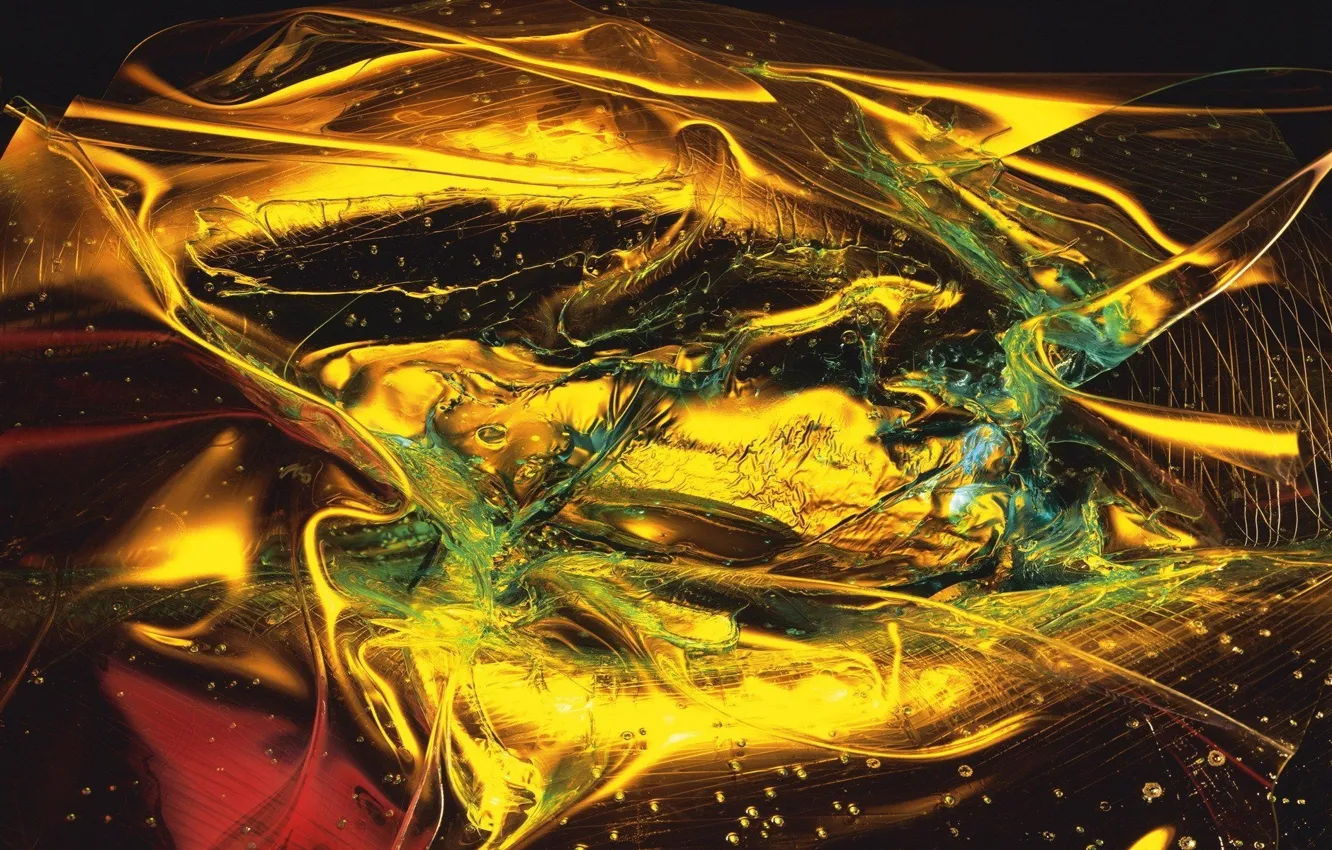 Photo wallpaper glass, light, abstraction, darkness